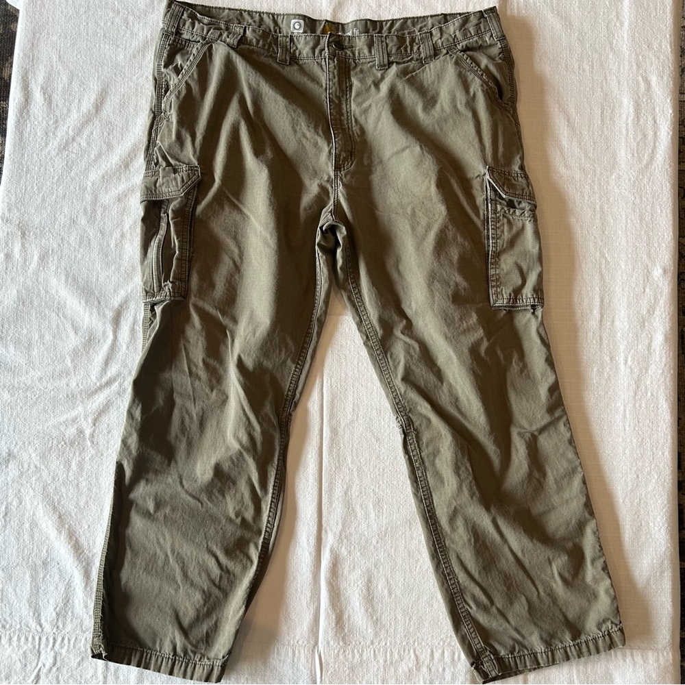 Carhartt Relaxed Fit Cargo Ripstop Pants RN# 14806 Size 46 x 32